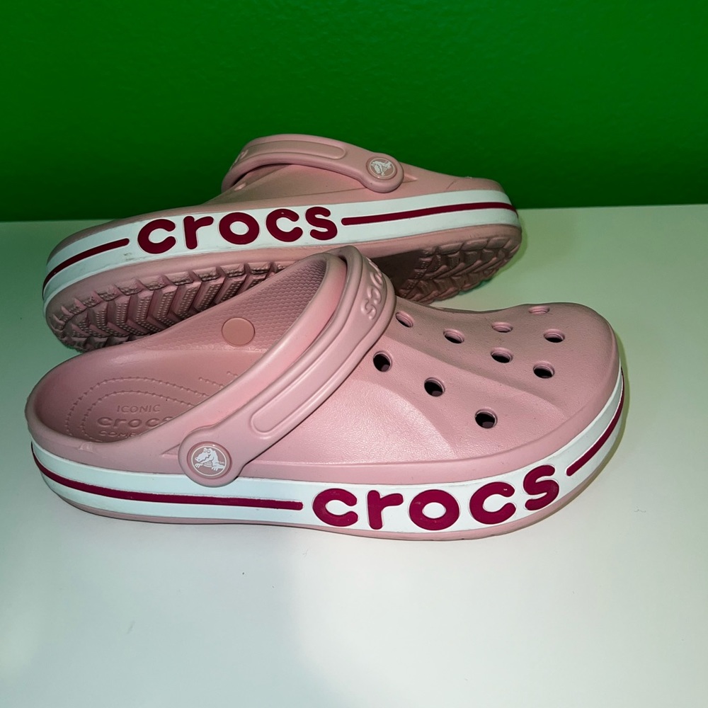 Pink Bayaband Clog Crocs